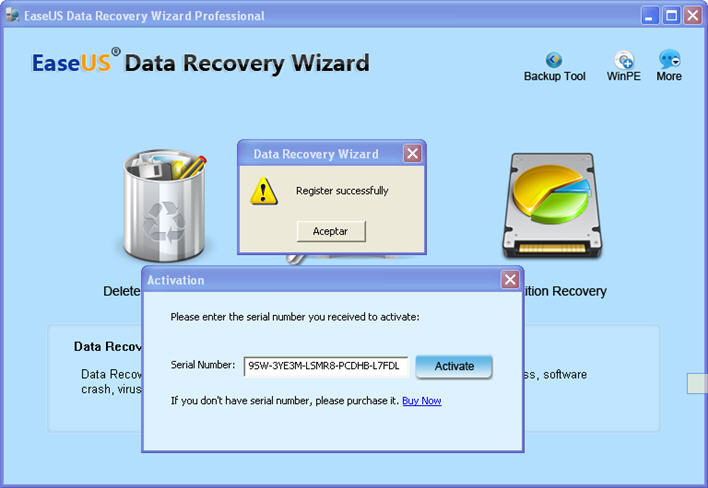 easeus data recovery wizard free serial key